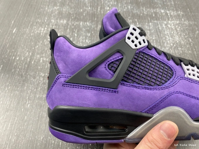 1st Kicks Shoes Jordan x Purple Air Scott Travis Suede 4 0703